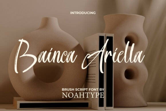 Bainca Ariella: Dry Brush Script for Branding