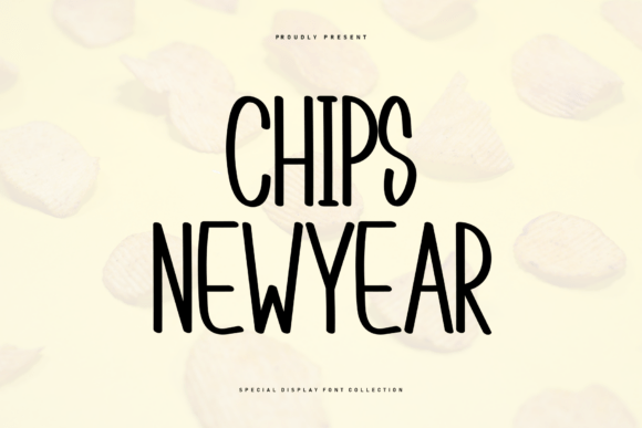 Chips Newyear Font: A Handwritten Style That Connects