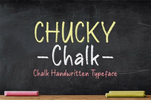 Chucky Chalk Font: Handwritten Charm for Digital Campaigns