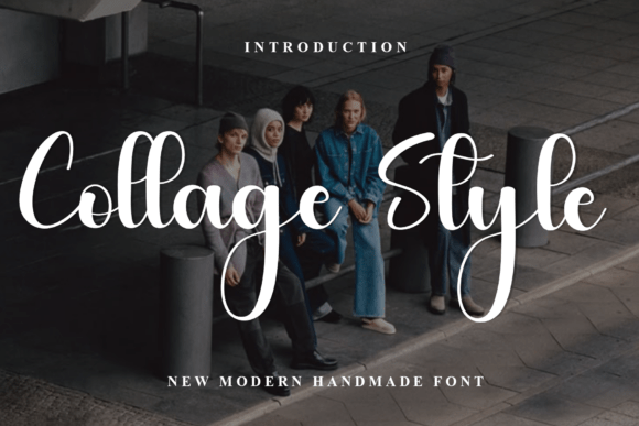 Collage Style: A Festive Typeface for Editorial Design