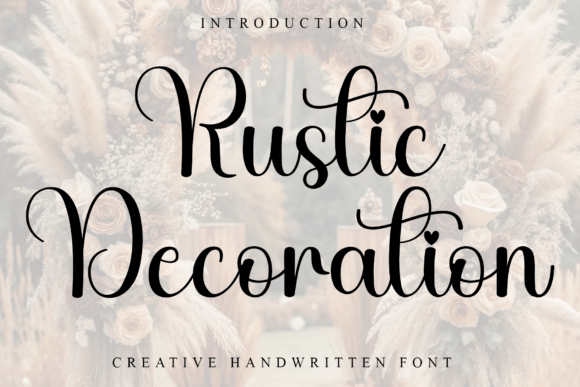 Discovering Rustic Decoration: A Playful Script Font for Brands