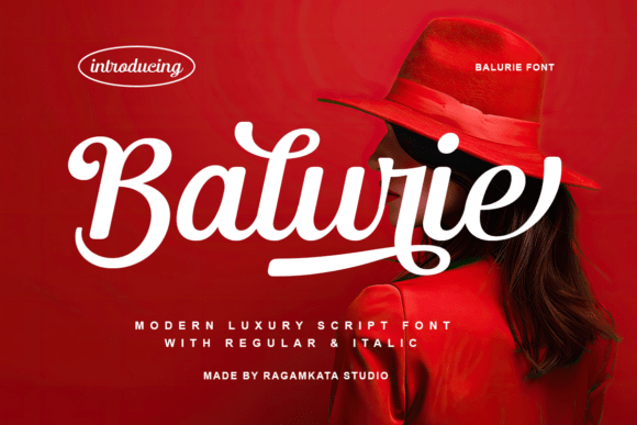 Discovering the Charm of Balurie Regular Script Font