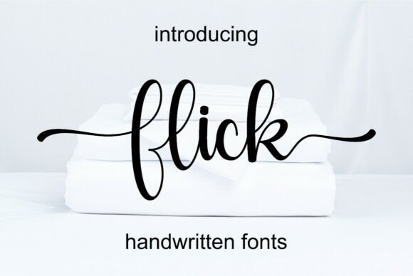 Flick Handwritten Font: Elegance for Every Campaign Graphic