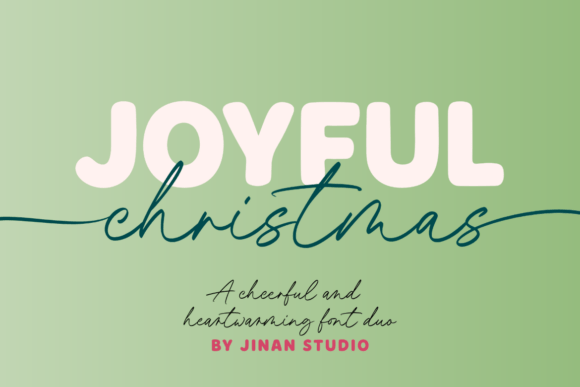 Joyful Christmas Duo – A Joyful Font Pairing for Editorial Design