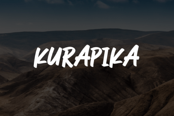 Kurapika: The Script Font That Elevates Your Marketing Visuals