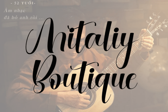 Mitaliy Boutique: A Handwritten Font for Timeless Brand Identities