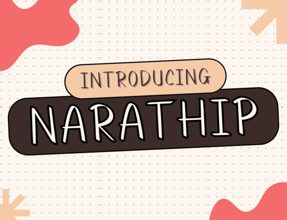 Narathip: A Sweet Serif Font That Feels Like a Genuine Design Companion
