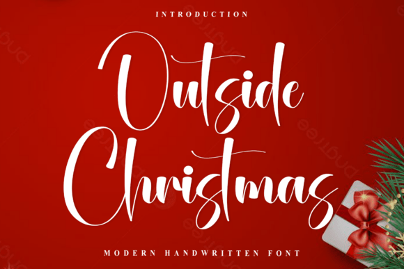 Outside Christmas: A Script Typeface for Digital Design