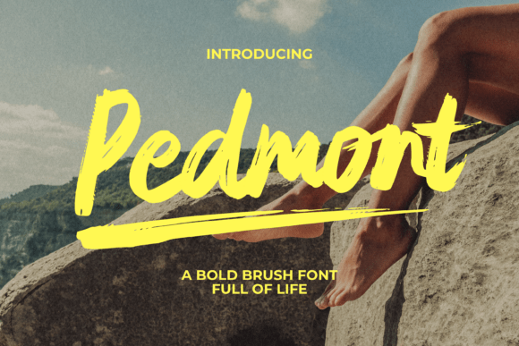 Pedmont: A Hand-Drawn Font That Feels Like Real Campaign Energy