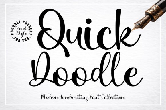 Quick Doodle: A Bold Marker Font for Web Projects
