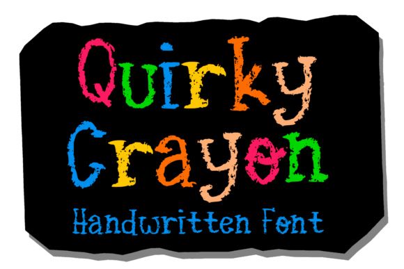 Quirky Crayon: A Playful Font for Campaign Designers