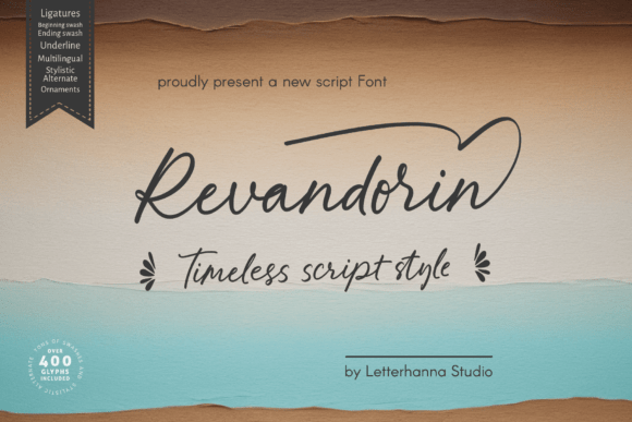 Revandorin Brings a Sharp, Refined Edge to Script Design