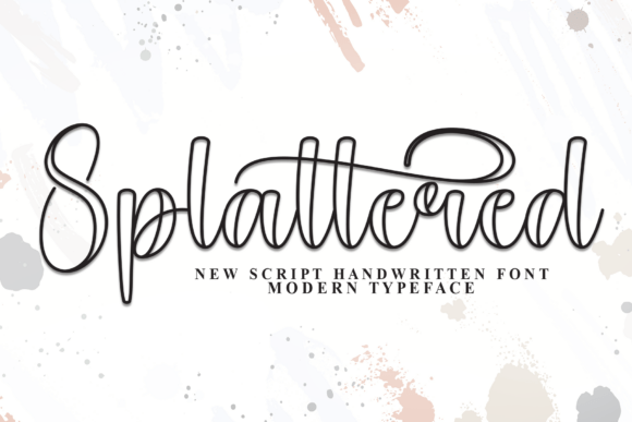 Splattered Font in Action: A Designer's Real Branding Story