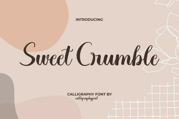 Sweet Crumble: A Romantic Calligraphy Font for Web Design