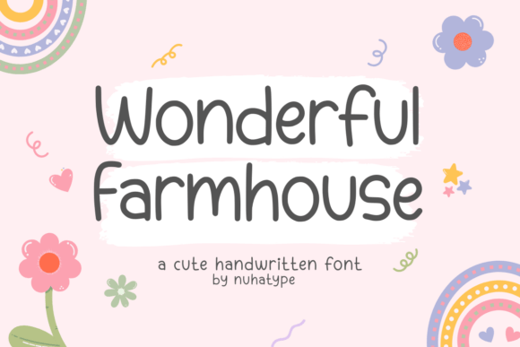 Wonderfulfarmhouse: A Handwritten Font for Editorial Bliss